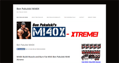 Desktop Screenshot of benpakulskimi40x.com