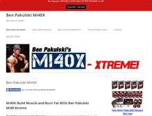 Tablet Screenshot of benpakulskimi40x.com